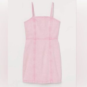 H&M | Pink denim dress